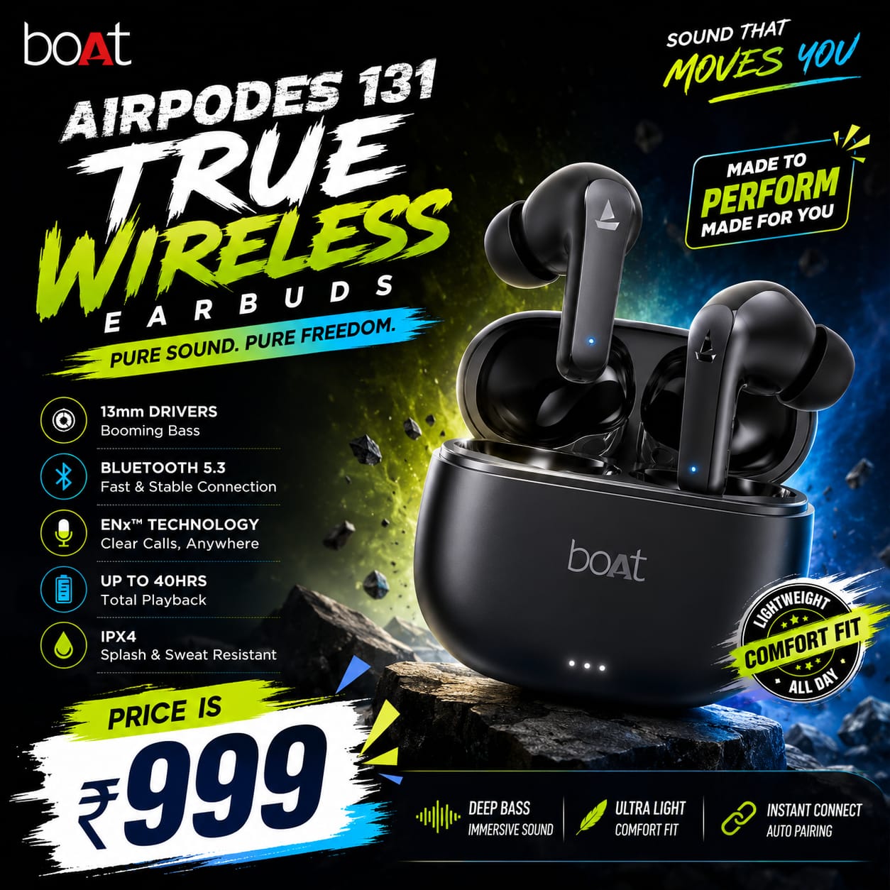 Boat Airpodes 131 true wireless earbuds